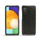 Coque cuir Samsung Galaxy A52 - Serpent nero