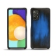 Custodia in pelle Samsung Galaxy A52 - Bleu Patine