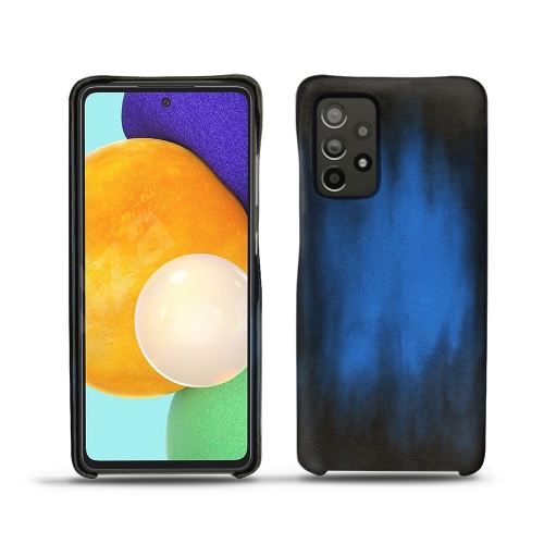 Capas de couro para Samsung Galaxy A52Bleu Patine