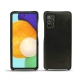 Samsung Galaxy A52 leather cover - Negre poudro