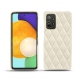 Lederschutzhülle Samsung Galaxy A52 - Blanc escumo - Couture