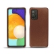 Coque cuir Samsung Galaxy A52 - Marron délicat