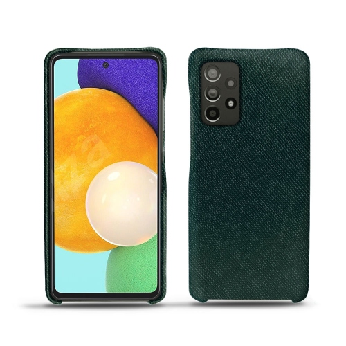 Fundas de cuero para Samsung Galaxy A52Vert séduisant ( Pantone #1d3c34 ) 
