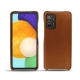 Samsung Galaxy A52 leather cover - Marron Veggie