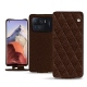 Custodia in pelle Xiaomi Mi 11 Ultra - Châtaigne - Couture ( Pantone 476C ) 