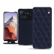 Housse cuir Xiaomi Mi 11 Ultra - Cobalt - Couture ( Pantone 2766C ) 