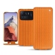 Custodia in pelle Xiaomi Mi 11 Ultra - Abaca arancio
