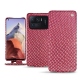 Xiaomi Mi 11 Ultra leather case - Serpent ciclamino