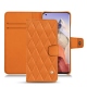 Lederschutzhülle Xiaomi Mi 11 Ultra - Orange - Couture ( Nappa - Pantone 1495U ) 