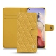 Housse cuir Xiaomi Mi 11 Ultra - Mimosa - Couture ( Pantone 141C ) 