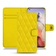 Housse cuir Xiaomi Mi 11 Ultra - Jaune fluo - Couture