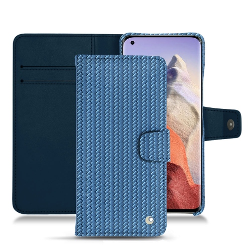 Cover in pelle con patta orizzontale per Xiaomi Mi 11 UltraAbaca ishia ( Pantone #395775 ) 