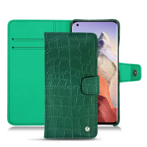 小米米11 Ultra横盖皮套Crocodile pino ( Pantone #173F35 ) 