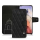 Housse cuir Xiaomi Mi 11 Ultra - Negre poudro - Couture