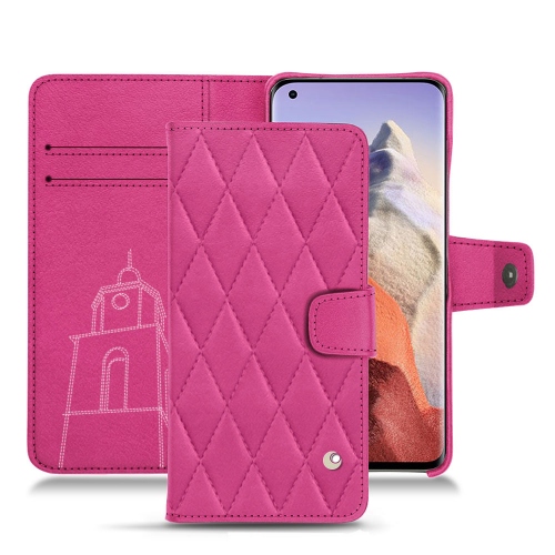  Xiaomi Mi 11 Ultra 용 수평 플랩 가죽 케이스Rose BB - Couture ( Pantone #DB599F )