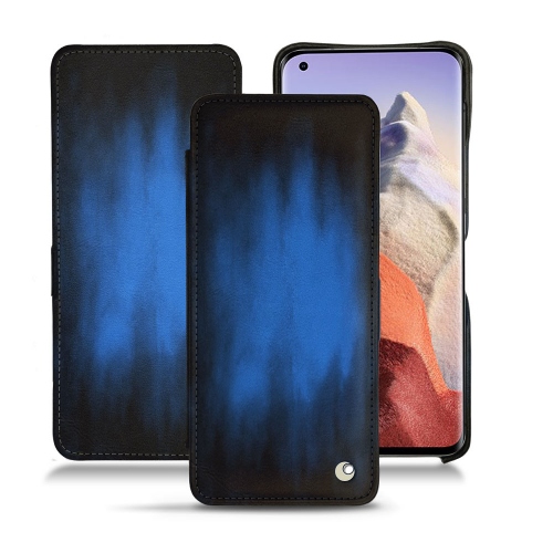 Housse en cuir élégante pour Xiaomi Mi 11 UltraBleu Patine