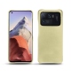 Lederschutzhülle Xiaomi Mi 11 Ultra - Beige ( Nappa - Pantone 7502C ) 