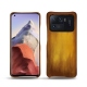 Coque cuir Xiaomi Mi 11 Ultra - Doré Patine