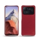 Lederschutzhülle Xiaomi Mi 11 Ultra - Rouge passion