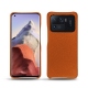 Coque cuir Xiaomi Mi 11 Ultra - Orange vibrant