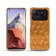 Funda de piel Xiaomi Mi 11 Ultra - Or Maïa - Couture