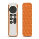 Apple Siri Remote (2021) Gehäuse - Orange - Couture ( Nappa - Pantone 1495U ) 