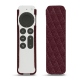 Custodia Apple Siri Remote (2021) - Lie de vin - Couture ( Pantone 5115C ) 