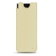Capa em pele Samsung Galaxy Z Fold3 - Beige ( Nappa - Pantone 7502C ) 