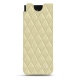 Capa em pele Samsung Galaxy Z Fold3 - Beige - Couture ( Nappa - Pantone 7502C ) 