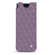 가죽 커버 Samsung Galaxy Z Fold3 - Lilas - Couture ( Nappa - Pantone 2645U ) 