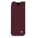 Custodia in pelle Samsung Galaxy Z Fold3 - Lie de vin - Couture ( Pantone 5115C ) 