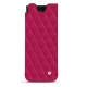 Pochette cuir Samsung Galaxy Z Fold3 - Rose fluo - Couture