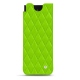 Funda de piel Samsung Galaxy Z Fold3 - Vert fluo - Couture