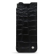 Capa em pele Samsung Galaxy Z Fold3 - Crocodile nero