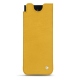 Samsung Galaxy Z Fold3 leather pouch - Jaune soulèu
