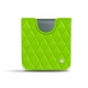 Pochette cuir Samsung Galaxy Z Flip3 - Vert fluo - Couture