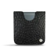 Capa em pele Samsung Galaxy Z Flip3 - Autruche nero