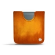 Pochette cuir Samsung Galaxy Z Flip3 - Orange Patine