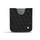 Pochette cuir Samsung Galaxy Z Flip3 - Negre poudro - Couture