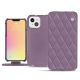 レザーケース Apple iPhone 13 mini - Lilas - Couture ( Nappa - Pantone 2645U ) 