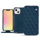 レザーケース Apple iPhone 13 mini - Blu mediterran - Couture