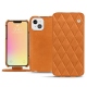 Capa em pele Apple iPhone 13 mini - Mandarine vintage - Couture
