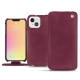 Custodia in pelle Apple iPhone 13 mini - Prune vintage ( Pantone 512C ) 