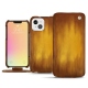 Funda de piel Apple iPhone 13 mini - Doré Patine