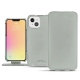 レザーケース Apple iPhone 13 mini - Gris PU