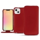 Housse cuir Apple iPhone 13 mini - Rouge PU