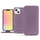 Capa em pele Apple iPhone 13 mini - Lilas PU