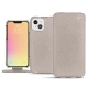 Custodia in pelle Apple iPhone 13 mini - Taupe innocent