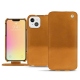 Capa em pele Apple iPhone 13 - Or Maïa ( Pantone 871C ) 