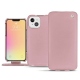 硬质真皮保护套 Apple iPhone 13 - Rose ( Nappa - Pantone 2365C ) 